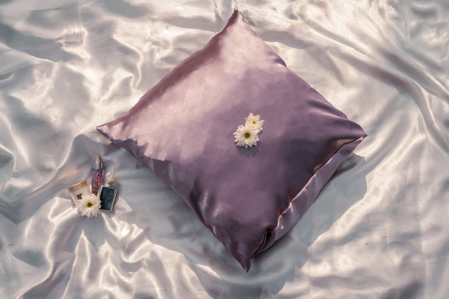 Taie d'oreiller violette